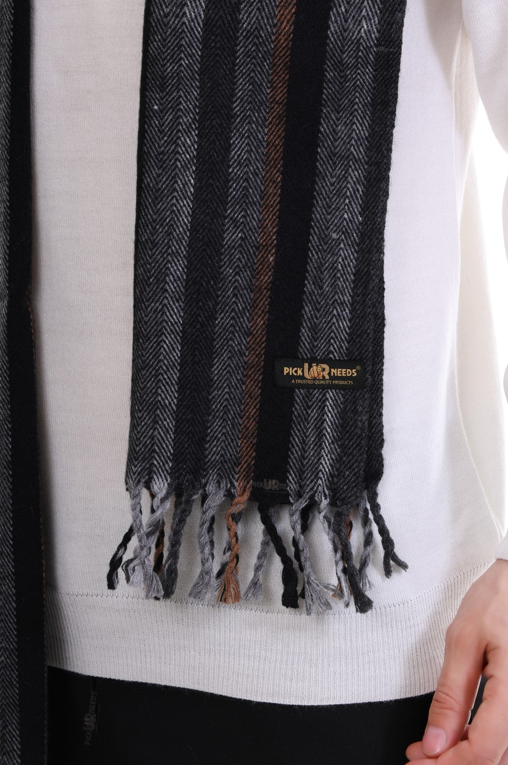 Pick Ur Needs Stylish Men’s Muffler – Warm, Soft & Trendy Winter Accessory